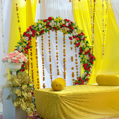 Haldi ceremony decor